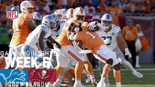 Detroit Lions vs Tampa Bay Buccaneers  2023 Week 6 Game Highlights [upl. by Laurentia836]