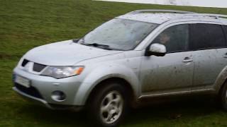 Mitsubishi Outlander 20 DiD OFF ROAD DRIFTING [upl. by Aicre]