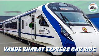 Vande Bharat High Speed Cab Ride  Front and Rear Cab view  High Speed train crossings [upl. by Marlen]