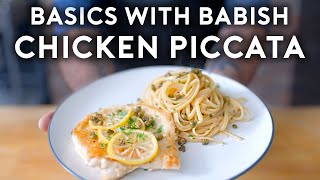 Chicken Piccata  Basics with Babish [upl. by Clo]