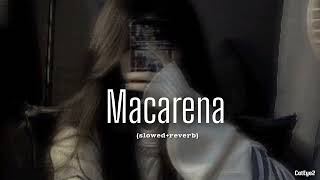 Macarena slowedreverb Audio Edit [upl. by Nohsyar]