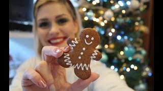 Biscotti di pan di zenzero RICETTA FACILE senza planetaria  AlicelikeAudrey [upl. by Alboran]