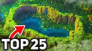 TOP 25 BEST NEW SEEDS For BUILDING In MINECRAFT 121 Bedrock amp Java [upl. by Viradis]