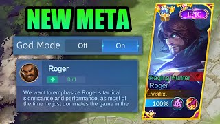 NEW BUFF ROGER IS HERE ROGER BACK TO THE META  ROGER GAMEPLAY  MLBB [upl. by Bevvy574]