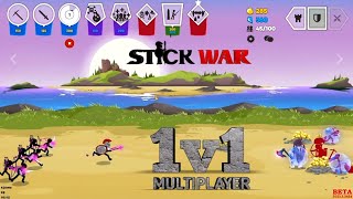 1v1 Multiplayer  Stick War 3  Campaign Level  New Update  PC Gameplay [upl. by Lirrehs]