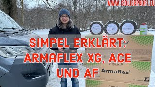 Armaflex Die Unterschiede so simpel wie möglich erklärt von Isolierprofieu Fahrzeug Van Dämmung [upl. by Leyes]