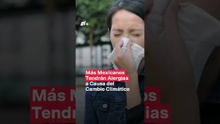 Más mexicanos tendrán alergias por el cambio climático nmas shorts [upl. by Piers652]