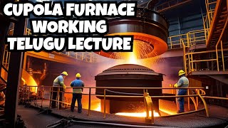 Cupola Furnace Working  Types of steel Making Production Engineering Materials  Material Science [upl. by Danforth316]