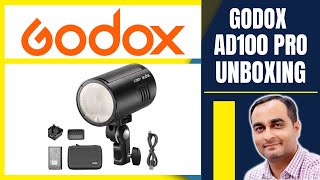 Godox AD100 Pro External Flash Unboxing  TECHNICAL SAJID [upl. by Aleuname]