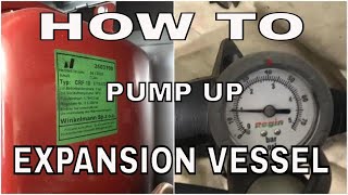 How To Recharge and Check an Expansion Vessel  Combi Boiler  Plumbing [upl. by Elehcin]