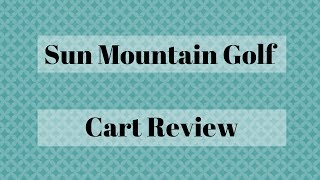 2019 sun mountain push cart review [upl. by Barney]