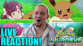 WILL CHLOE GET EEVEE MOMENT OF TRUTH Pokémon Journeys Episode 49 LIVE Reaction [upl. by Leahkim996]