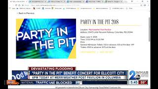 Party in the Pit benefit concert for Ellicott City Monday night [upl. by Arocal]