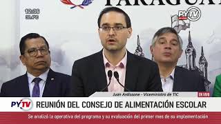 EN VIVO  El CONAE se reunió con el presidente Santiago Peña [upl. by Htide]