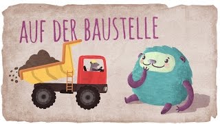 Auf der Baustelle  für Kinder mit Flunkeblunk  Bagger fahren  Baumeister Flunk [upl. by Ennobe231]