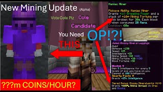 NEW Abilities are INSANE  Hypixel Skyblock Mining Update [upl. by Enived]