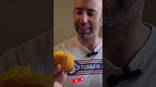 Canistel Egg Fruit Review fruittrees yummy fruit fruits exoticfruit exoticfood food [upl. by Ayt805]