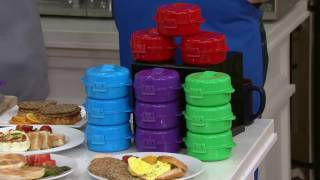 Sistema Set of 3 Microwave Egg Cookers on QVC [upl. by Astrid]