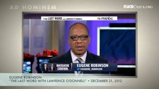 Ad Hominem MSNBC Commentators vs Wayne LaPierre [upl. by Adlesirc]