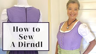 How to Sew a Dirndl  StepbyStep Tutorial [upl. by Danette]