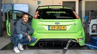 DE GROENE FORD FOCUS MK2 RS OP DE DYNO [upl. by Anyahc340]