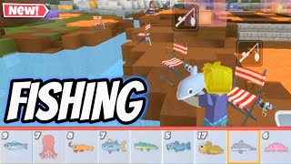 New quotFISHING UPDATEquot In Skyblock Blockman Go [upl. by Alrahs44]