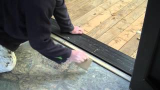 How To Prep amp Stain A Wood Threshold [upl. by Assirod]