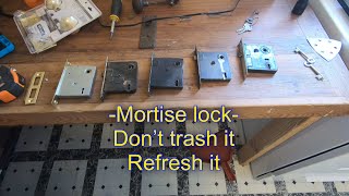 Mortise lock Don’t trash it refresh it mortiselock skeletonkey [upl. by Dilan821]