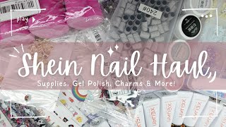 Shein Nail Art Haul  Supplies Charms Gel Polish amp More LINKS INCLUDED [upl. by Norga]