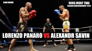 Lorenzo Panaro vs Alexandr Savin  FULL FIGHT 90KG WBC Italian Cruiserweight title [upl. by Ietta]