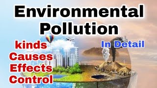 what is environmental pollution its types causes effects and control measure [upl. by Safire94]