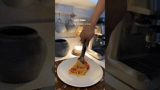 How to make this cherry tomato pasta cheeselover cheese cheeserecipe pastarecipe tomatopasta [upl. by Selinski]