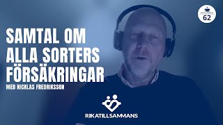 LIVE FikaTillsammans om försäkringar  Med Niclas Fredriksson som jobbat snart 30 år i branschen [upl. by Ahsinwad]