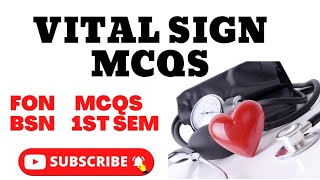 Vital Signs MCQS  BSN FONI MCQS  Nursing MCQS 2nd Video  KMU Exam MCQS  Nursing With Farman [upl. by Nizam673]