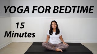 15 Min Evening Yoga for Winding Down  Gentle Bedtime Yoga Practice [upl. by Burman]