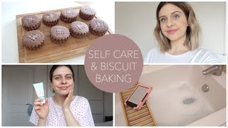 Weekend Vlog Self CarePamper amp Biscuit Baking  fayesfix [upl. by Maupin842]