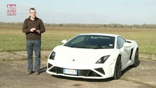 Lamborghini Gallardo 2013 track test  Auto Express [upl. by Lesiram671]