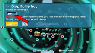 Sacrificing 100 Battle Trout in Growganoth Profitable or not  GROWTOPIA [upl. by Eittocs]