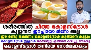 കൊളെസ്ട്രോൾ ഉള്ളവർ കോഴിമുട്ട ഇങ്ങനെ കഴിച്ചാൽ മതി cholestrol kurykkaan malayalam Dr Umer Mukhthar [upl. by Neira472]