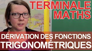 Dérivation des fonctions trigonométriques  Exercice  Maths terminale  Les Bons Profs [upl. by Samohtnhoj]