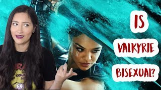 Is Valkyrie Bisexual in Thor Ragnarok Some SPOILERS [upl. by Adieren]