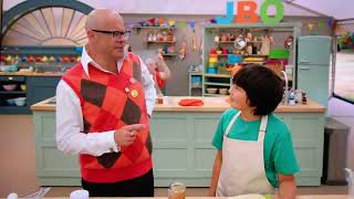 Harry Hill’s quotMind your Languagequot with Oliver  Junior Bake Off 2023 [upl. by Derian]