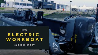 Electric workboat by Tideman Boats powered by Evoy [upl. by Torrie]