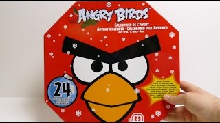 NEW Angry Bird Advent Calendar Christmas 2015 [upl. by Odnalro]