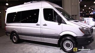 2015 MercedesBenz Sprinter Passenger Van  Exterior and Interior Walkaround  2015 NY Auto Show [upl. by Artie]