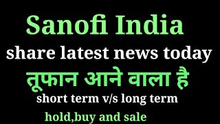 sanofi india share price today l sanofi india share news today l sanofi india share latest news [upl. by Claudy236]