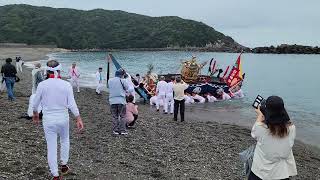 お祭りハンター早良皇子～令和五年～日出神社秋祭り～その④ 【神船神輿差し上げ】 [upl. by Rosenberger986]