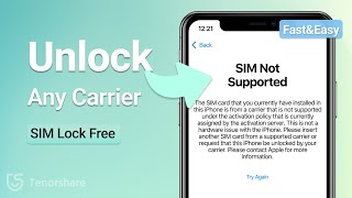 iPhone SIM Lock Removal  How to Unlock iPhone from Any Carrier  2024 Newest [upl. by Einnel]