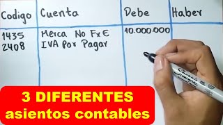 Contabilización del IVA ejercicio con diferentes casos compras y ventas [upl. by Kurtz]