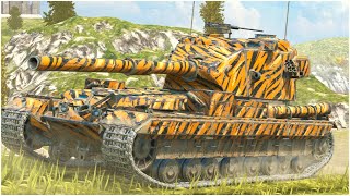 FV215b 183 ● World of Tanks Blitz [upl. by Ahsienek414]